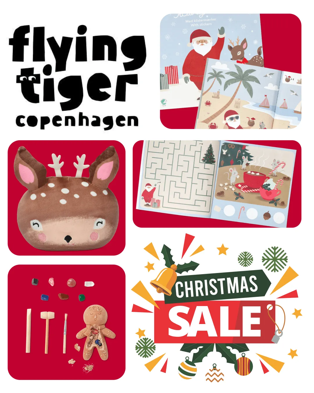 Flying Tiger Copenhagen - Christmas sale from 7 December to 12 December 2023 - Catalogue Page 1