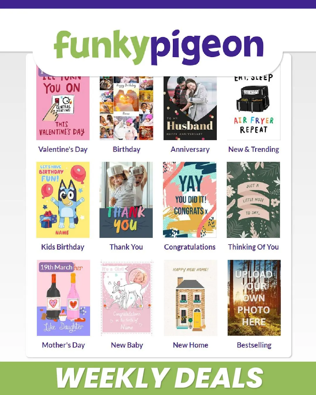 Funky Pigeon - Gifts & Cards from 26 September to 1 October 2023 - Catalogue Page 