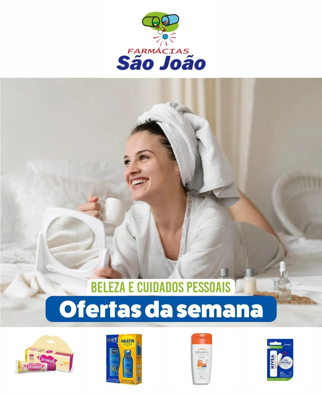 Encarte de Farmácia São João Ofertas Cuidado Pessoal 22 de agosto até 27 de agosto 2024 - Pagina 