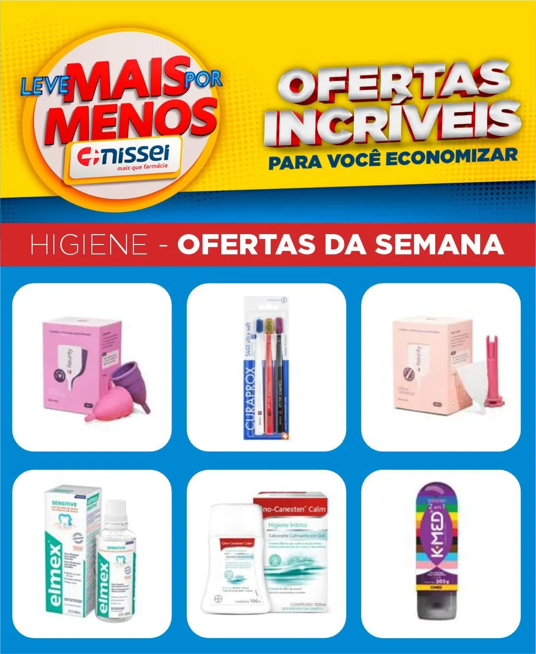 Encarte de Farmácias Nissei Ofertas Higiene 16 de setembro até 21 de setembro 2024 - Pagina