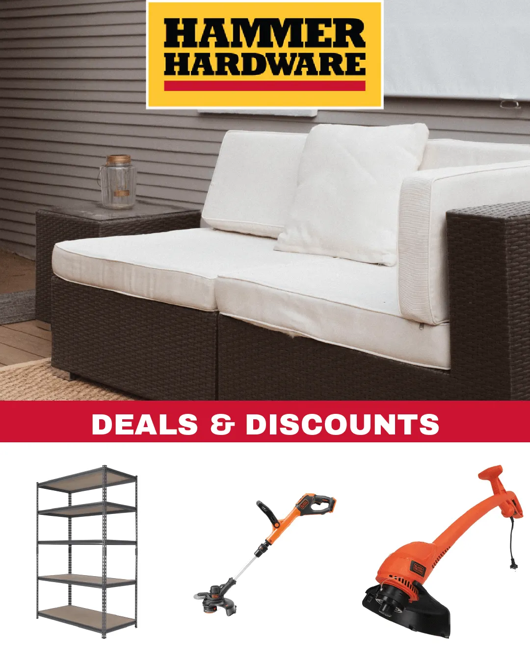 Hammer Hardware offers - 3 August 8 August 2024