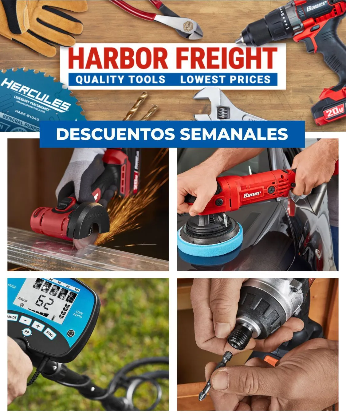 Catálogo de Harbor Freight Ofertas: Herramientas 2 de julio al 7 de julio 2024 - Página
