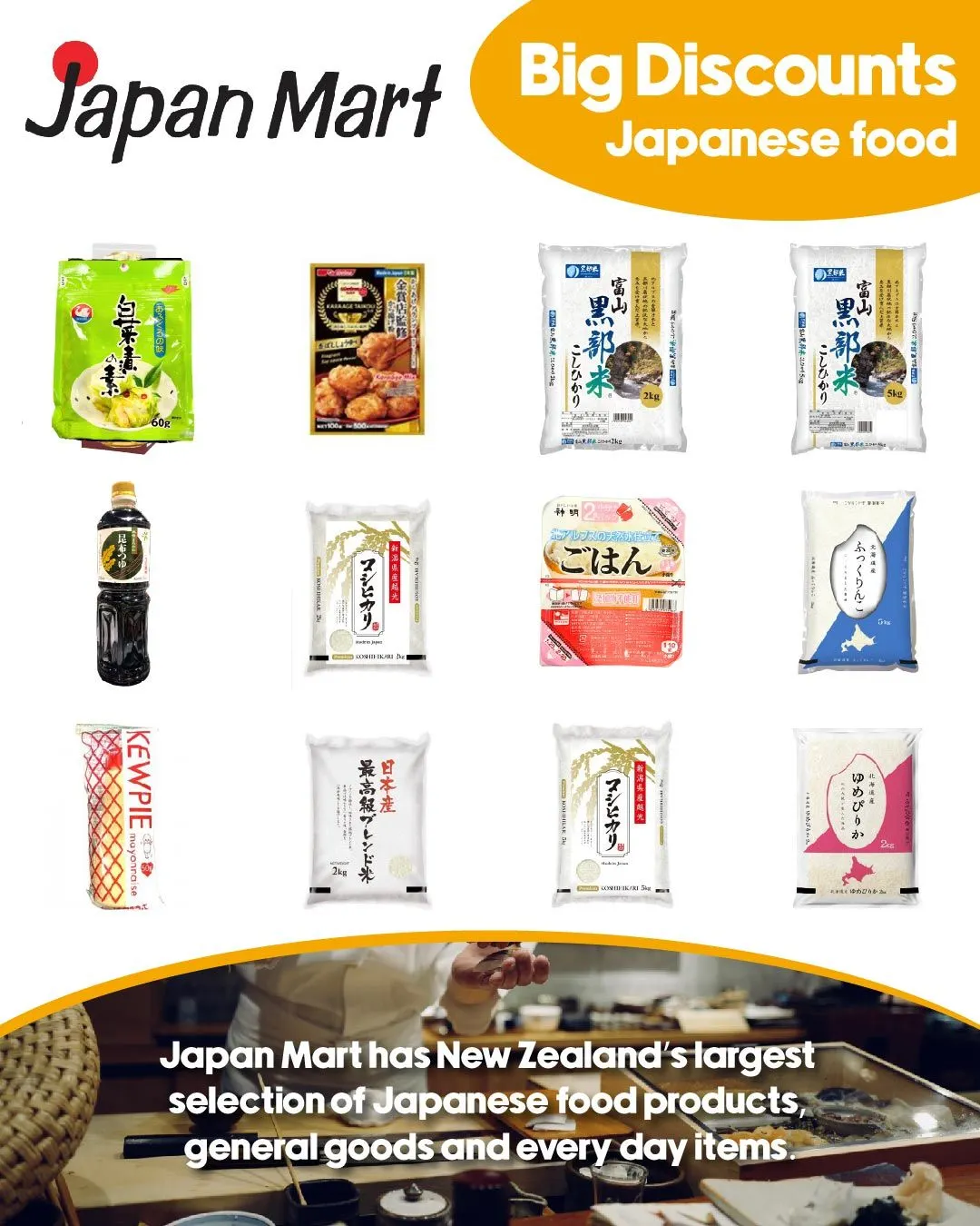 Japan Mart Japanese Food Offers - 1 August 6 August 2024