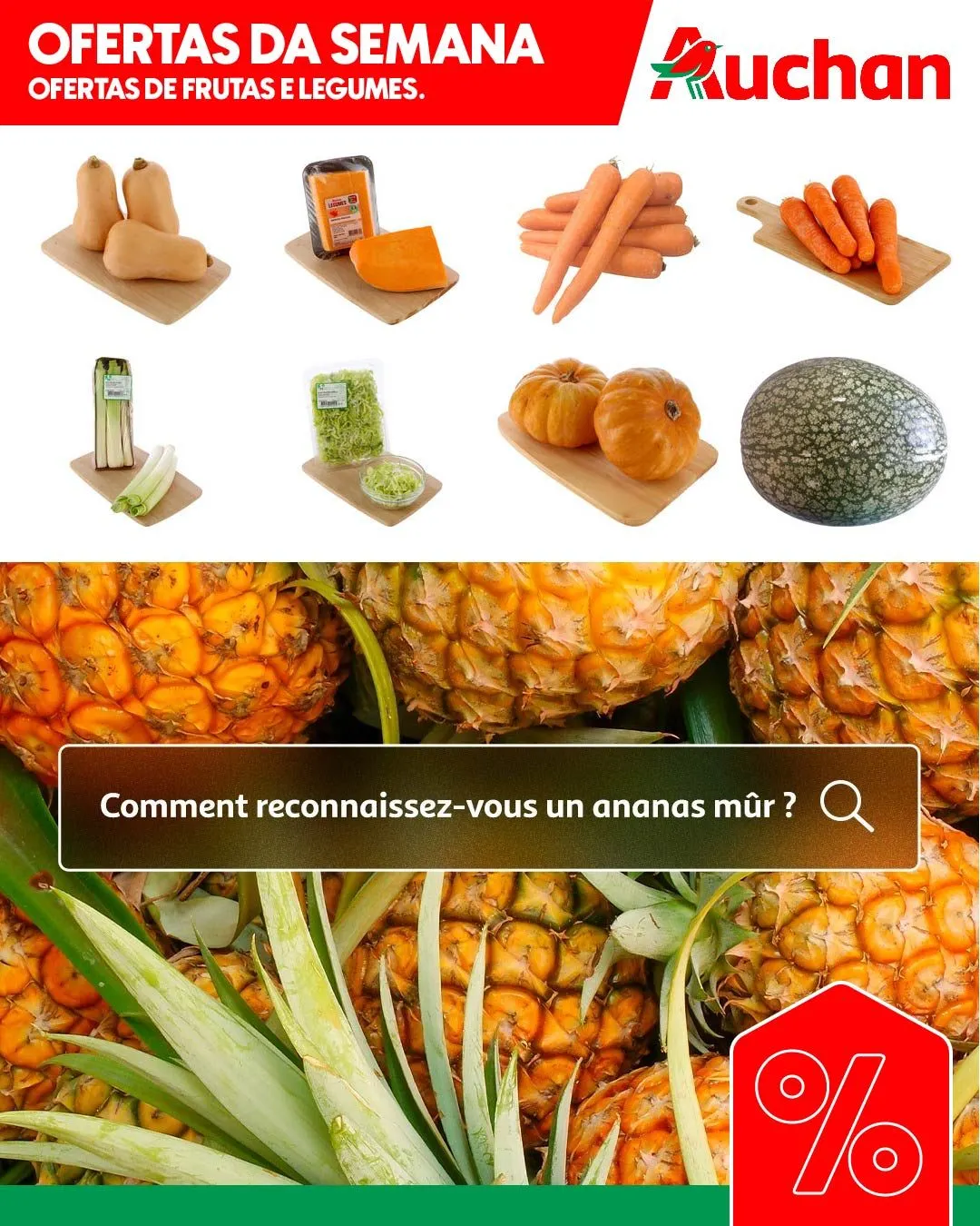 Folheto Auchan Promoções Frutas Legumes de 5 de dezembro até 20 de dezembro 2025 - Pagina