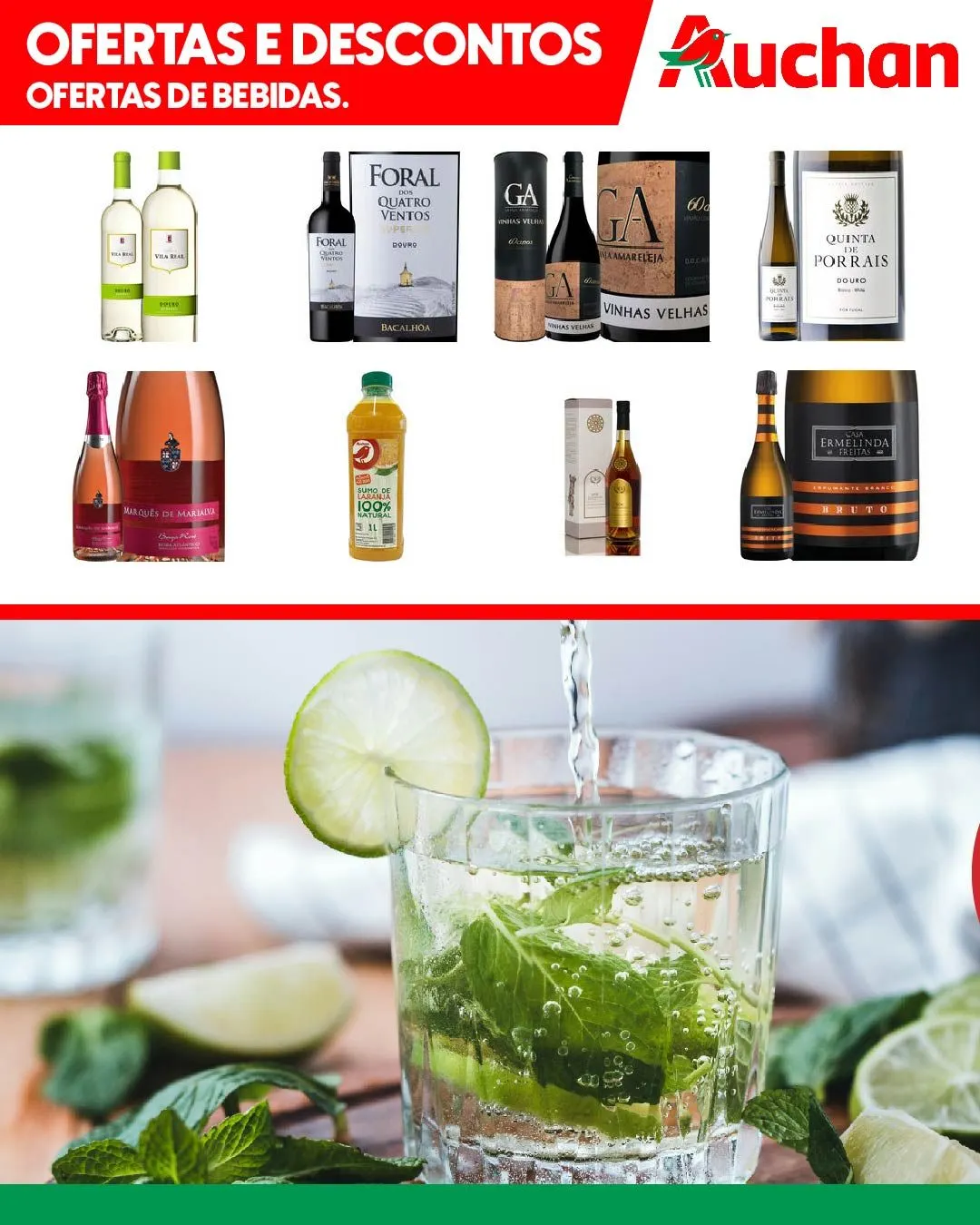 Folheto Auchan Promoções Bebidas Cafetaria de 3 de dezembro até 18 de dezembro 2025 - Pagina