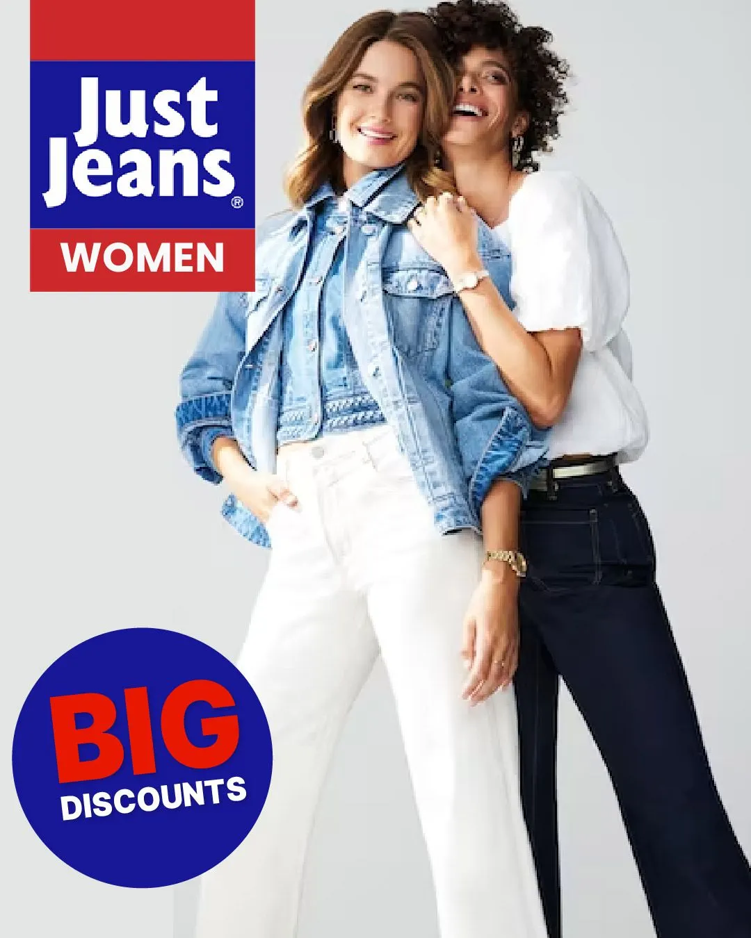 Just Jeans Women's Fashion Offers - 4 August 9 August 2024