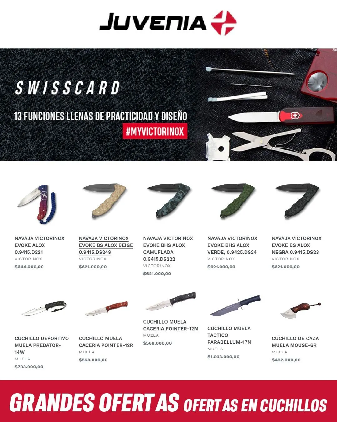 Catalogo de Ofertas en cuchillos 3 de marzo al 8 de marzo 2024 - Pag 