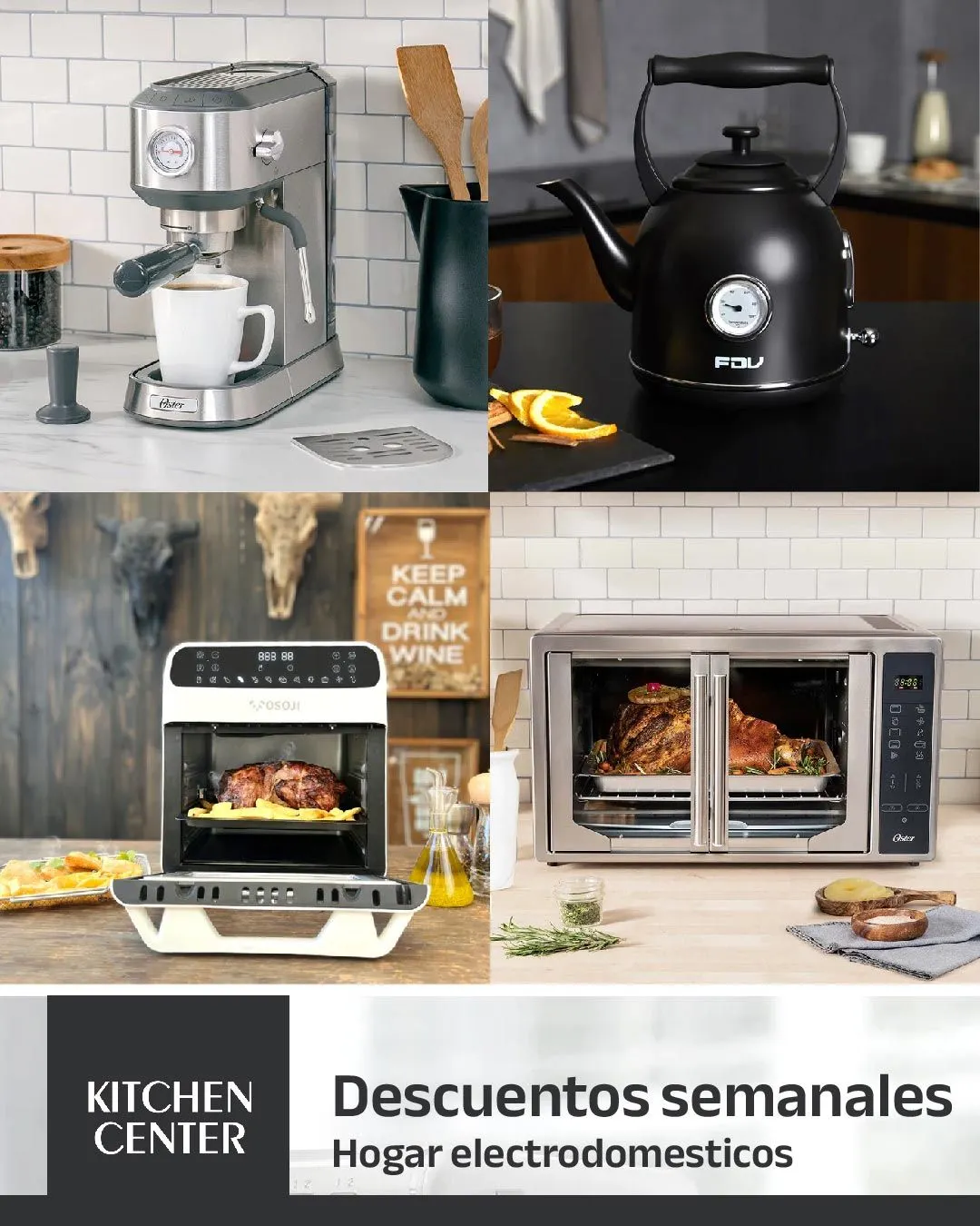 Kitchen Center ofertas electrodomésticos - 24 de octubre 8 de noviembre 2025