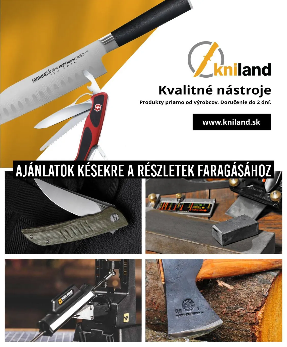 Katalógus Ajánlatok késekre a részletek faragásához április 28.-tól május 3.-ig 2024. - Oldal 