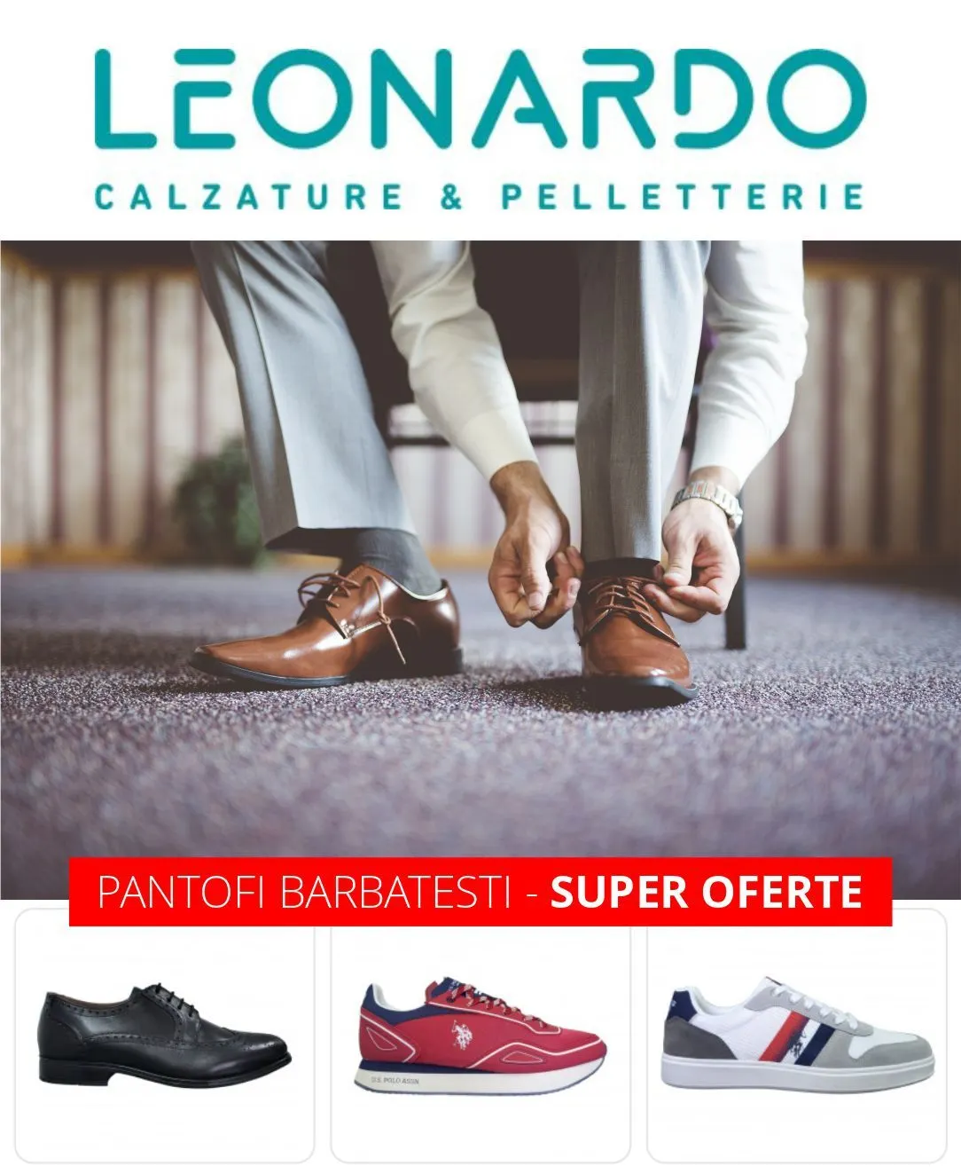 Catalog Leonardo Oferte: Pantofi Bărbați de la 21 iunie până la 26 iunie 2024 - Revista Pagina