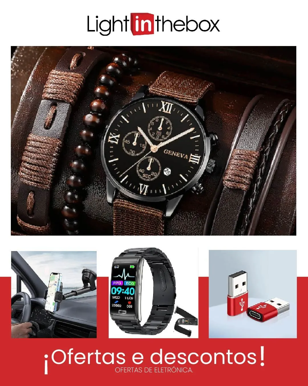 Folheto Ofertas de eletrónica. de 4 de maio até 9 de maio 2024 - Pagina