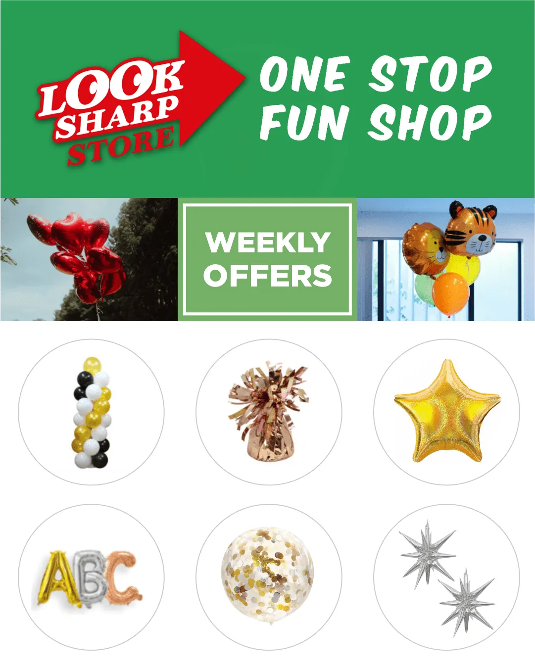 Look Sharp Party Supplies Offers - 1 August 6 August 2024