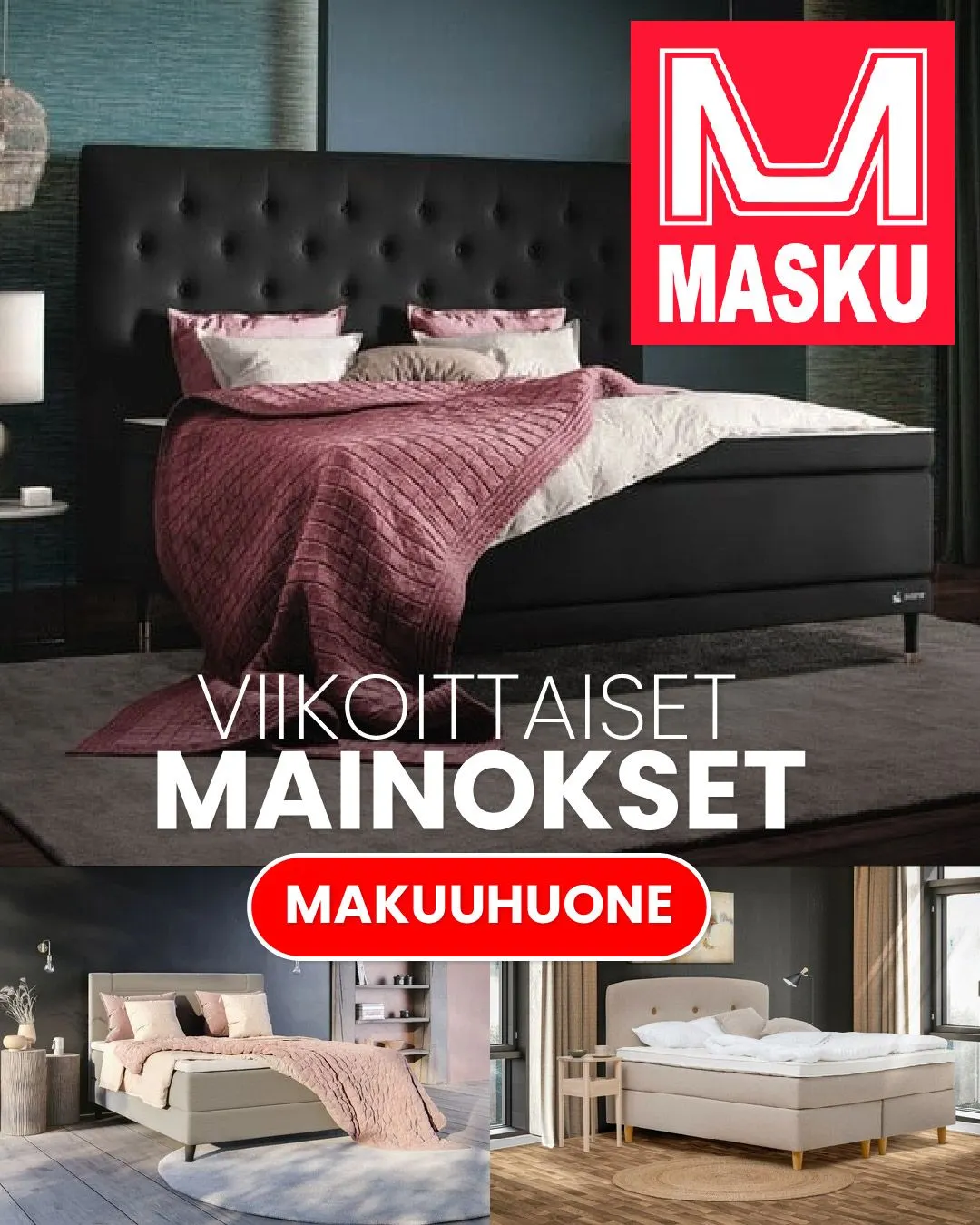 Masku - Makuuhuone voimassa alkaen 27. maaliskuuta - 1. huhtikuuta 2024 - Tarjouslehti sivu