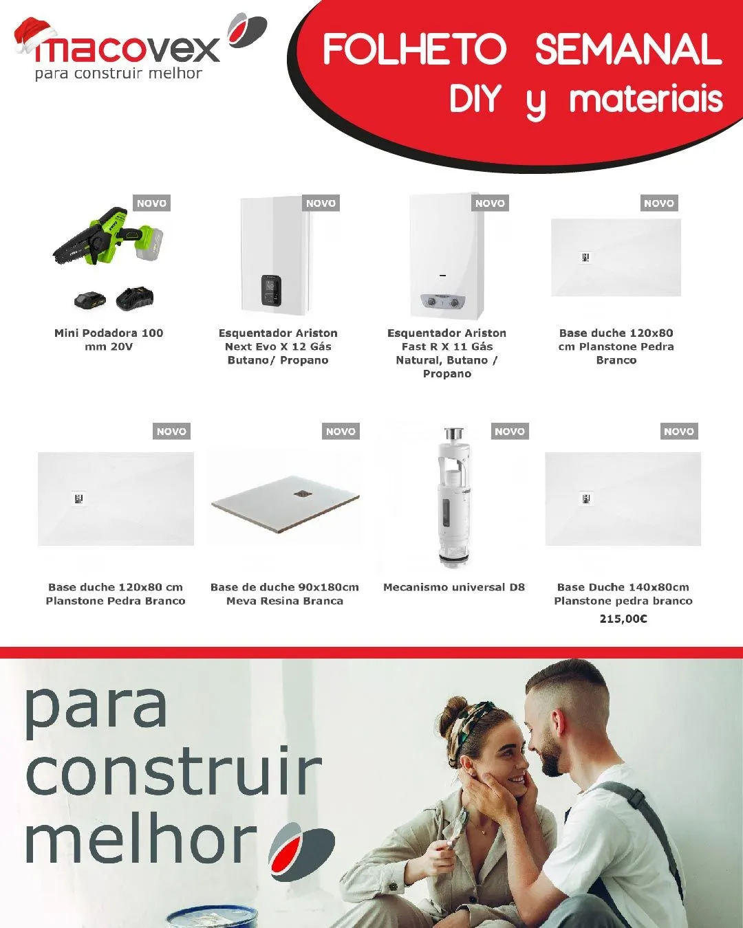 Folheto Macovex Promoções DIY Construção de 3 de janeiro até 11 de janeiro 2025 - Pagina 1