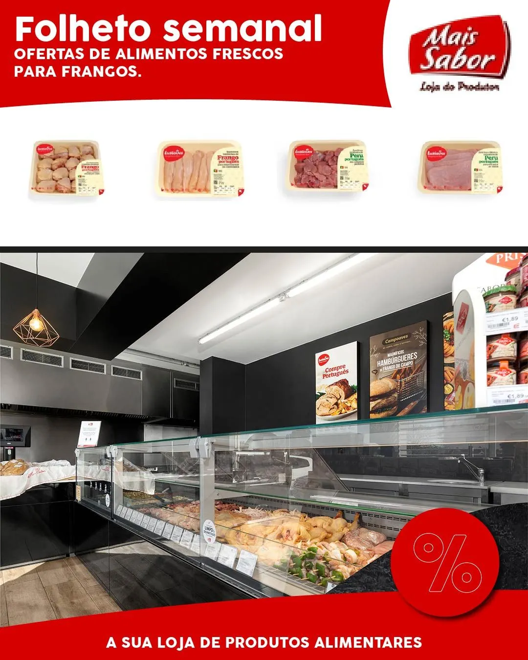 Folheto Ofertas de alimentos frescos para frangos. de 27 de abril até 2 de maio 2024 - Pagina 