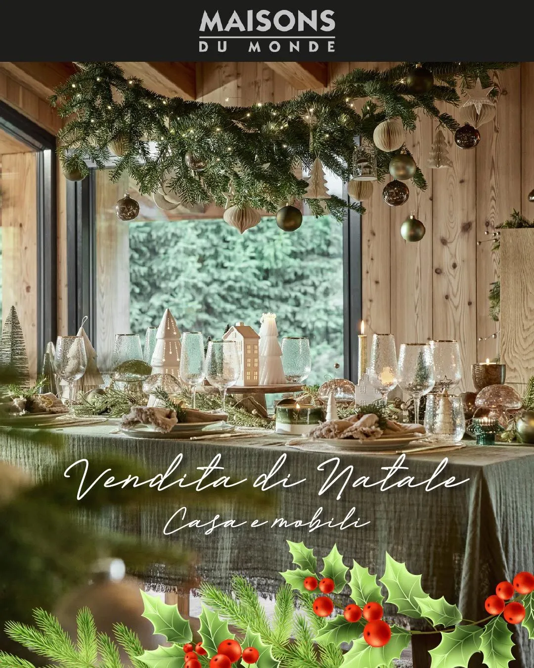 Maisons du Monde - Vendite di Natale da 13 dicembre a 18 dicembre di 2023 - Pagina del volantino 1