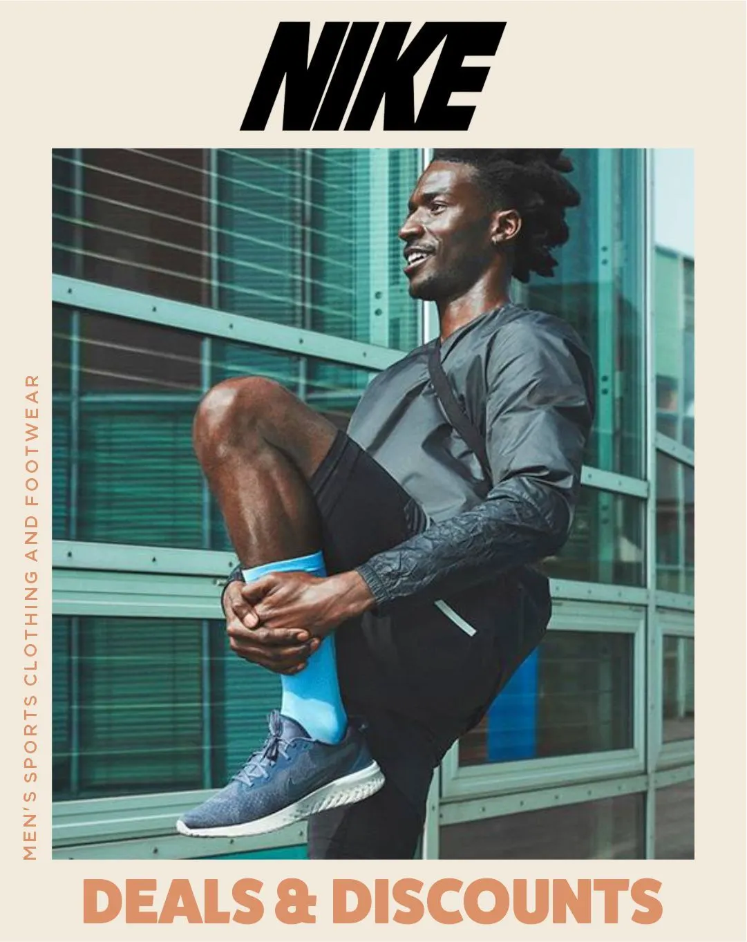 Offers on men's sports clothing and footwear. from April 30 to May 5 2024 - flyer page 