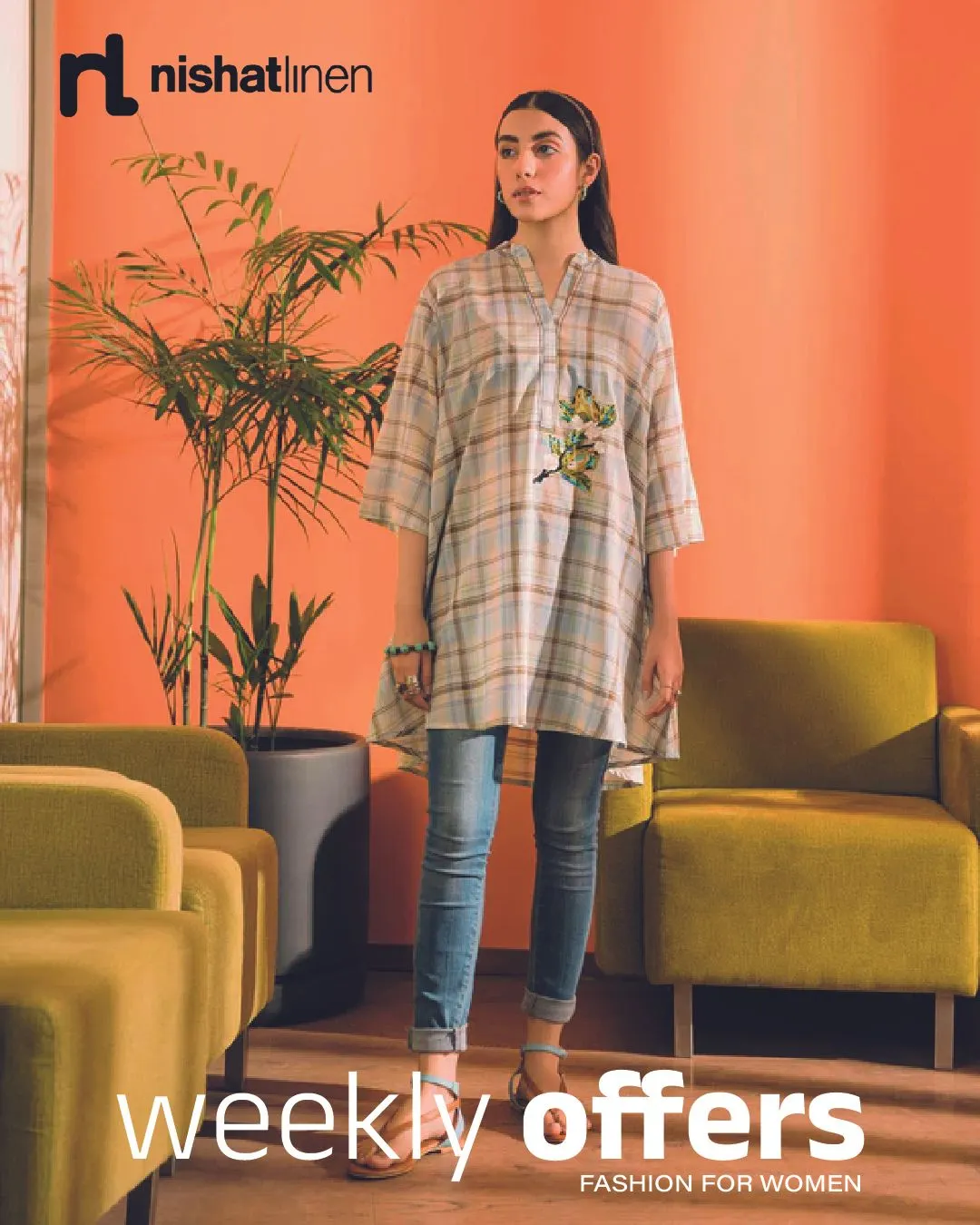 Nishat Linen - Fashion Women from 18 March to 23 March 2024 - Offers page 