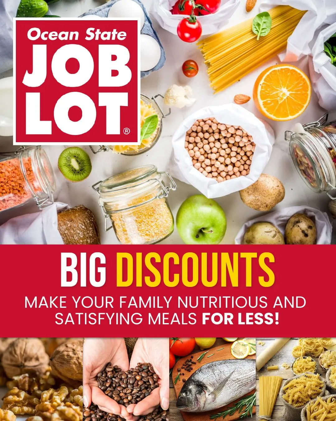 Weekly ad Ocean State Job Lot - Food & Baverage from March 29 to April 3 2024 - Page 1