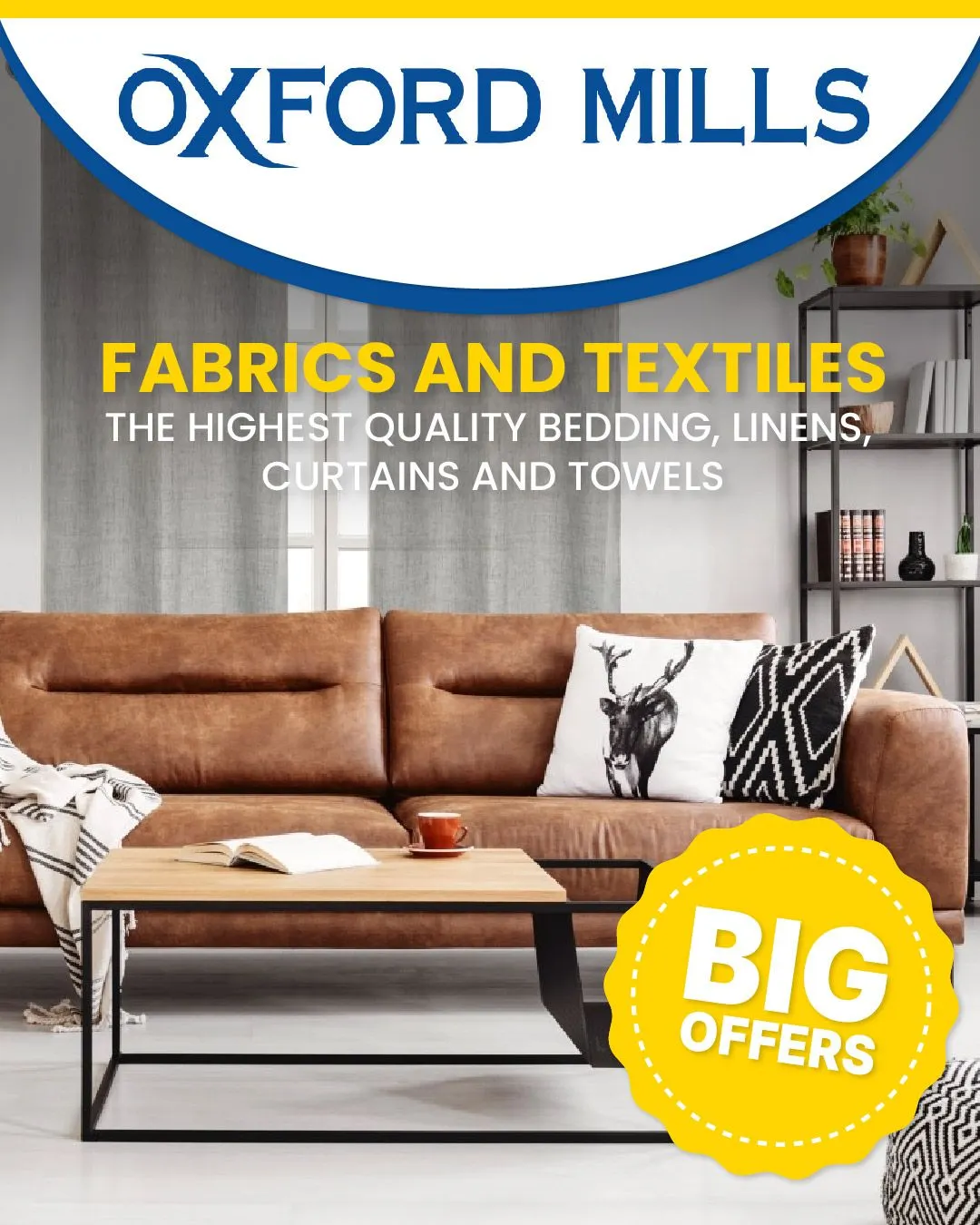 Oxford Mills Home & Furniture Offers from August 30 to September 14 2025 - flyer page 1
