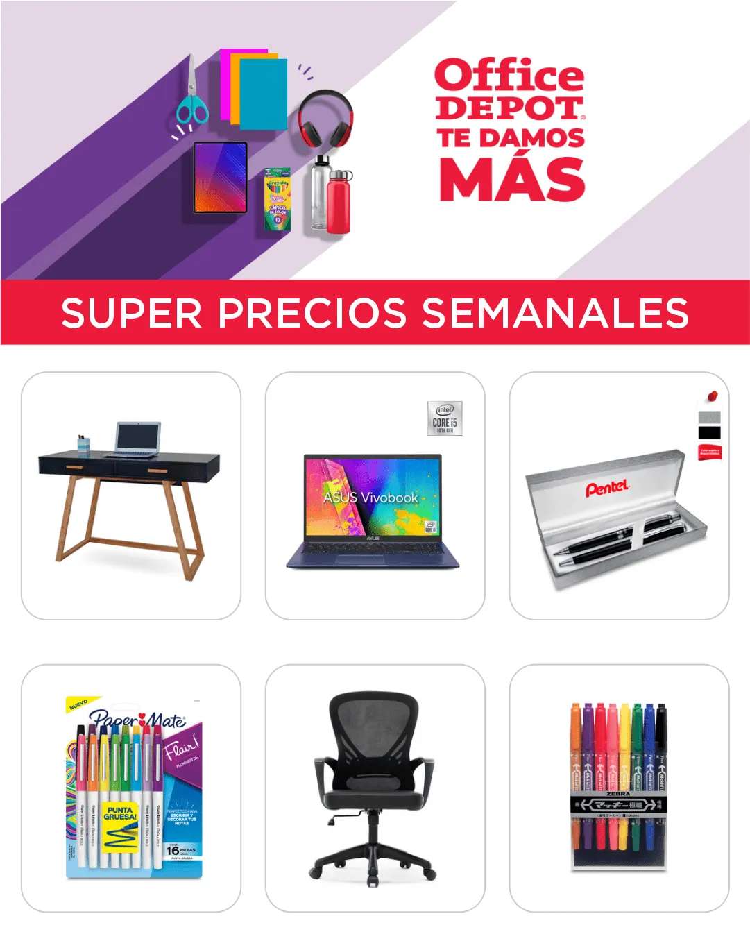 Catálogo de Office Depot ofertas oficina 6 de enero al 14 de enero 2025 - Pagina 1