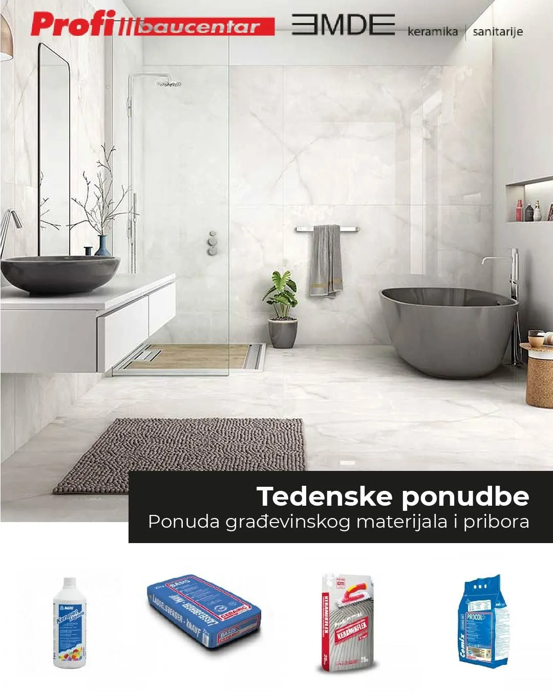 Profi akcija Građevinski materijal - 1. kolovoza 6. kolovoza 2024.