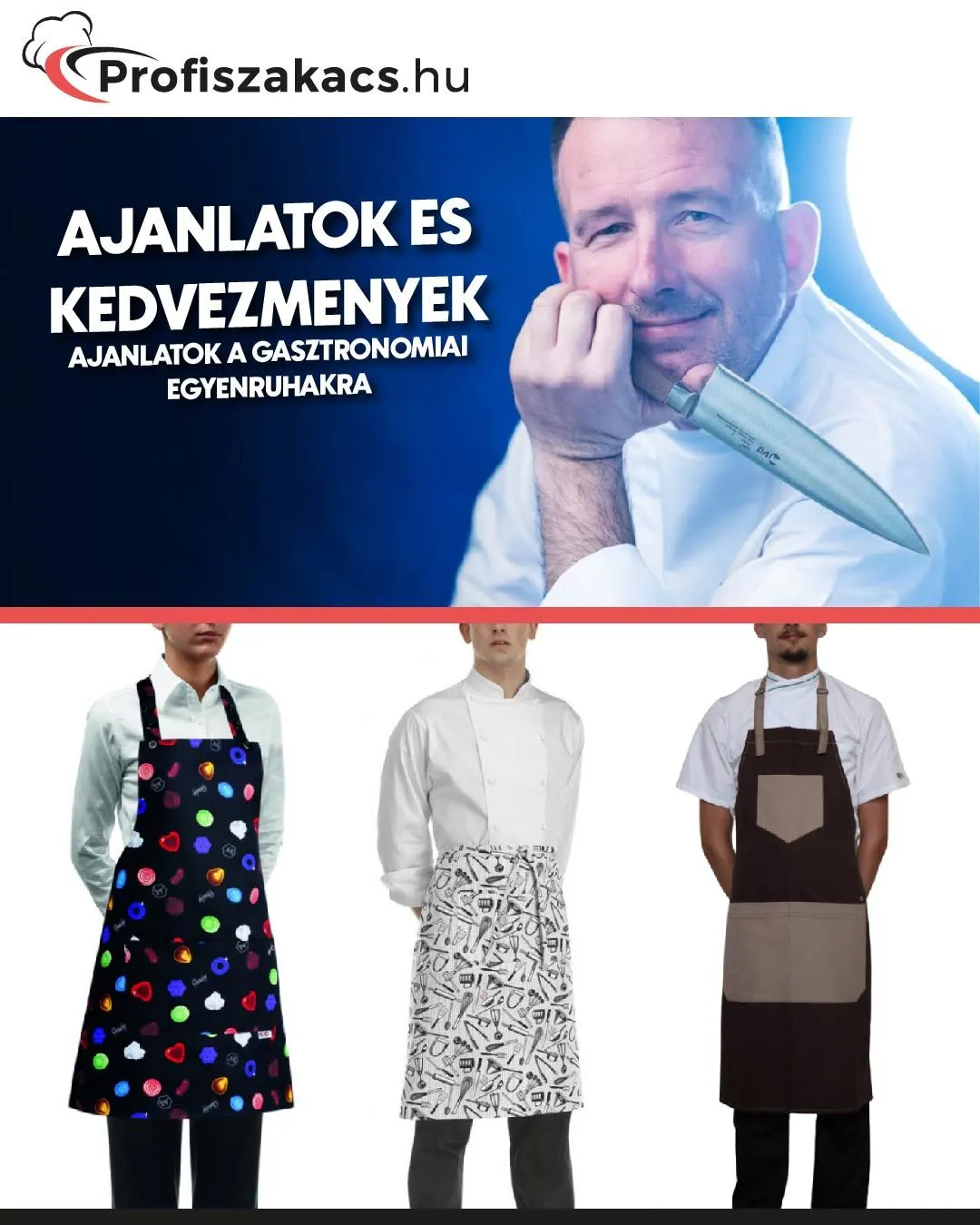 Katalógus Ajánlatok a gasztronómiai egyenruhákra március 19.-tól március 24.-ig 2024. - Oldal 