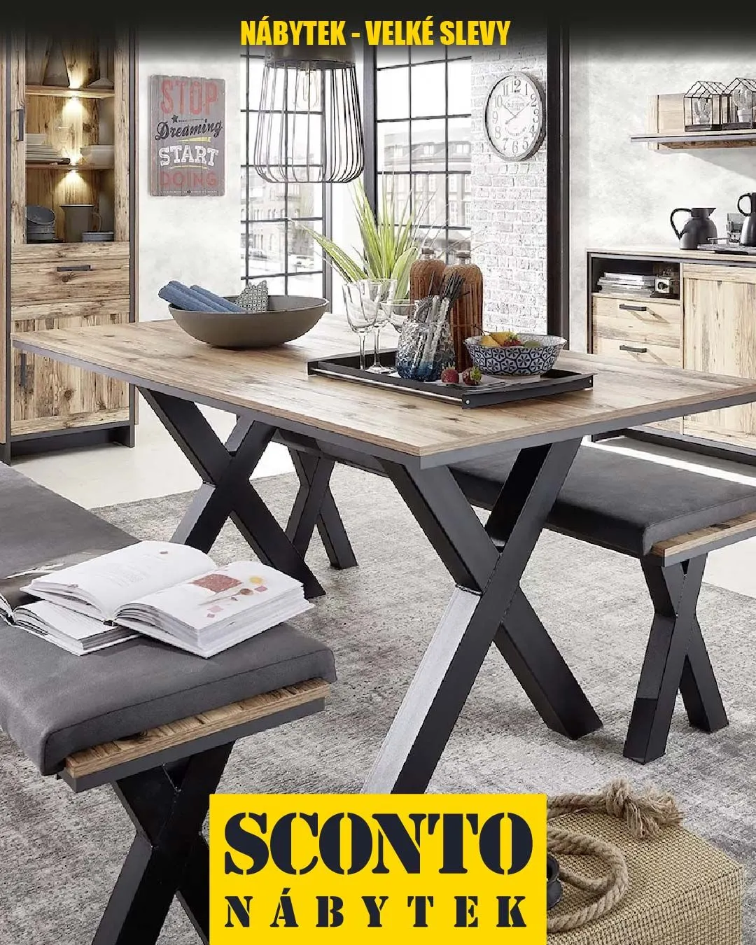 SCONTO NÁBYTEK sleva nábytek a dekorace - 23. června 28. června 2024