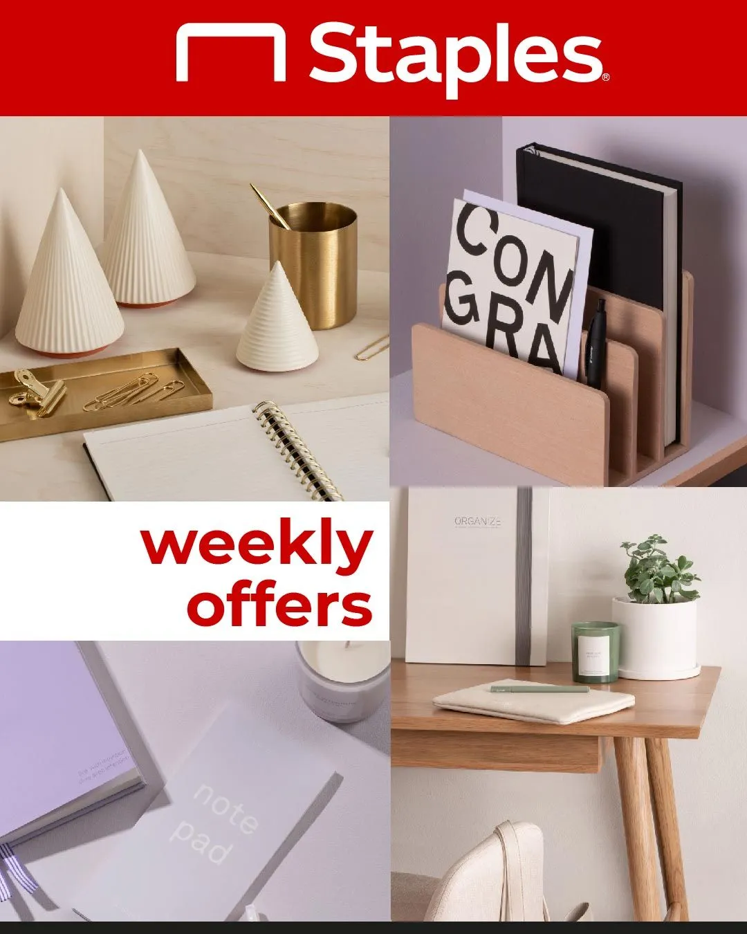 Weekly ad Staples Dept. Store Deals from September 9 to September 24 2025 - Page 1