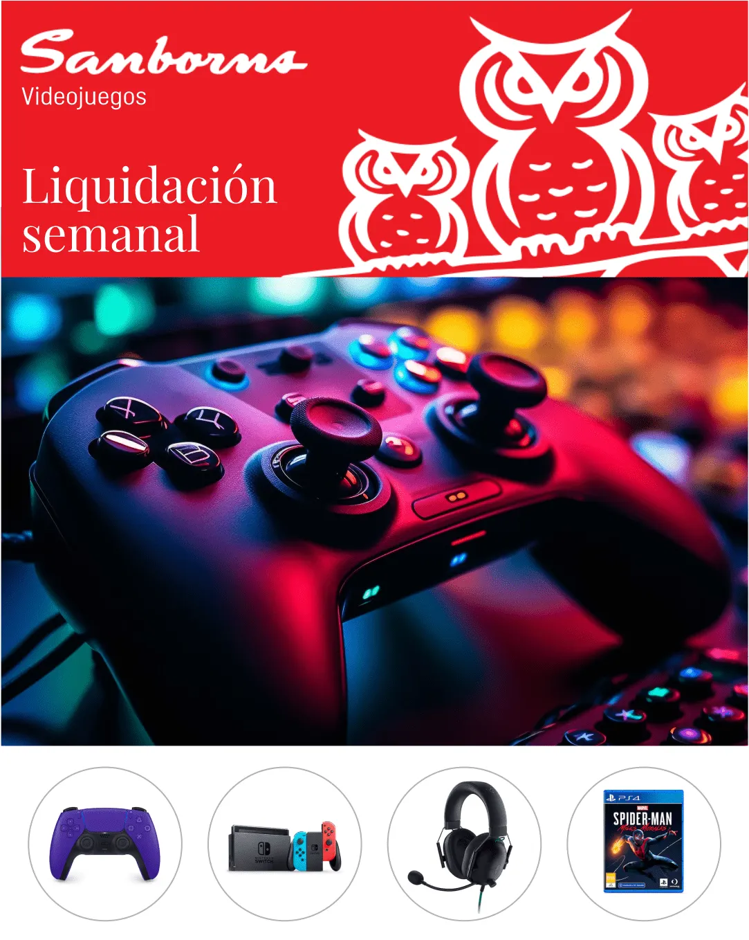 Catálogo de Sanborns ofertas videojuegos 6 de enero al 14 de enero 2025 - Pagina 1