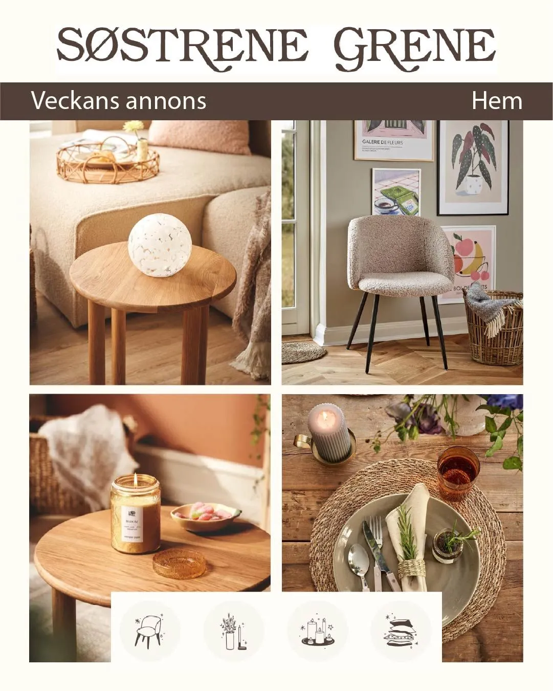 Søstrene Grene angebote Dekoration von 8. Januar bis 23. Januar 2026 - Prospekt seite 1