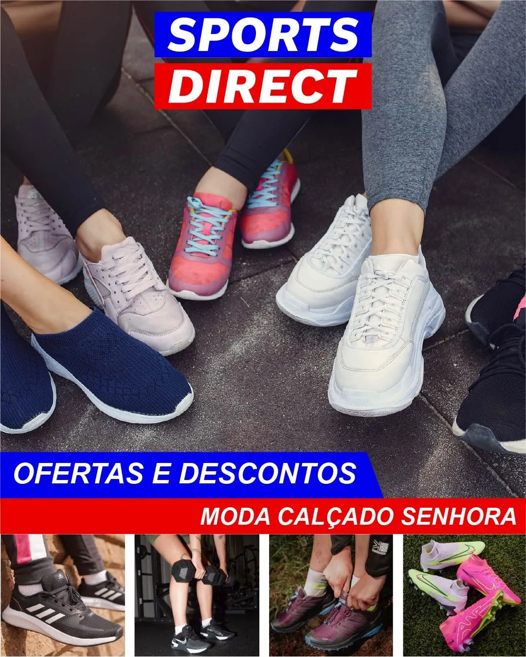 Folheto Sportsdirect - Moda Calçado Senhora de 25 de fevereiro até 1 de março 2024 - Pagina 