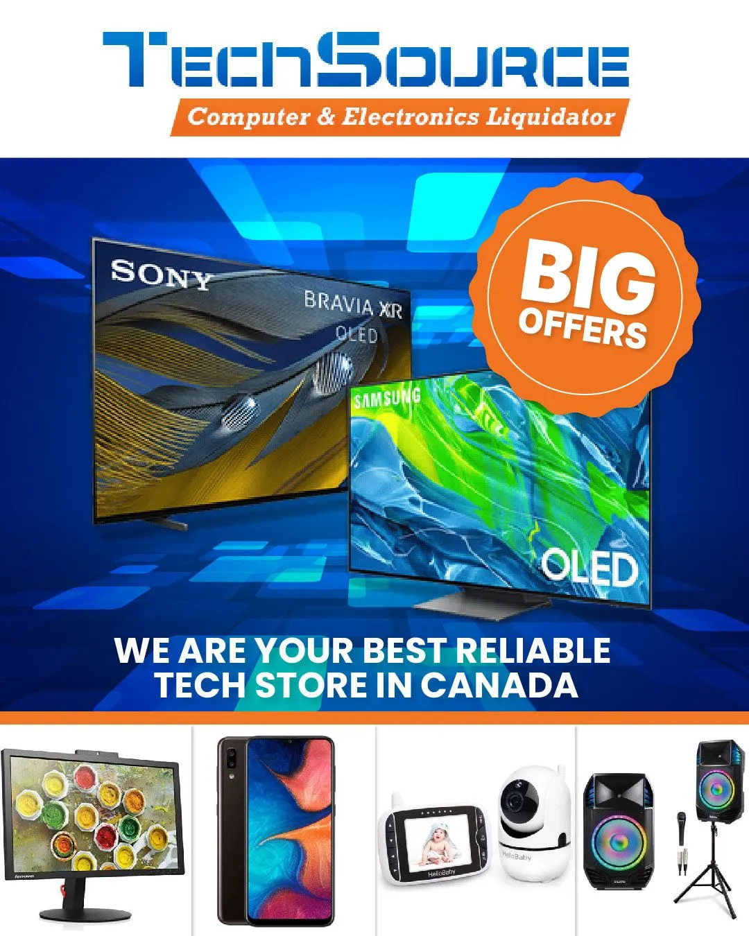 TechSource Electronics Deals from November 14 to November 22 2024 - flyer page 1