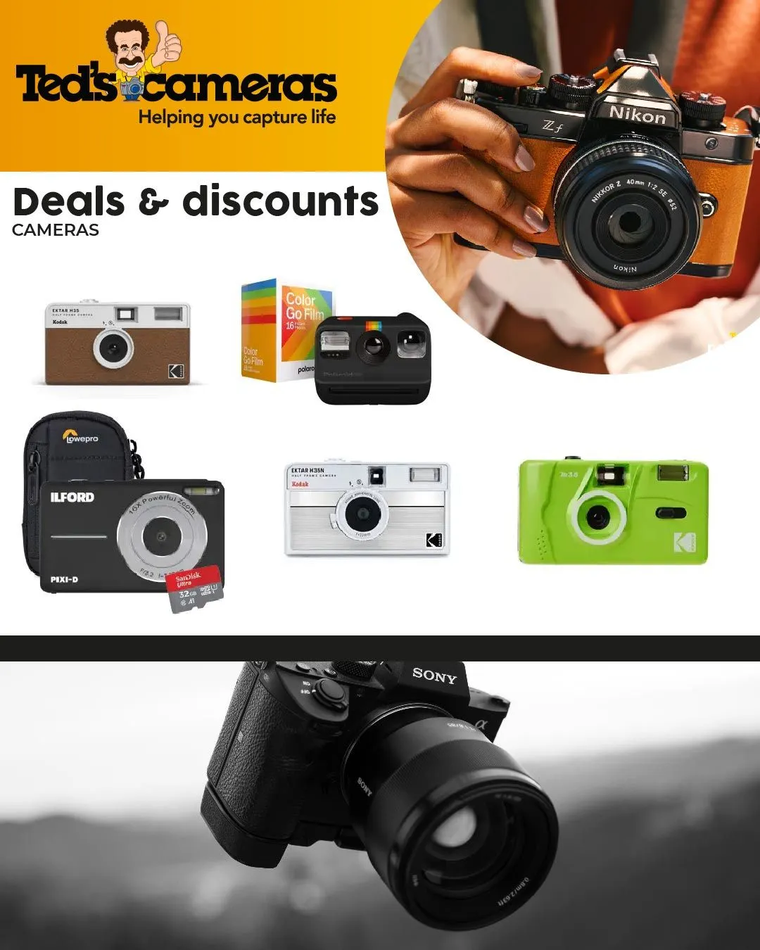 Ted's Cameras offers electronics cameras - Catalogue valid from 21 June to 26 June 2024 - page 