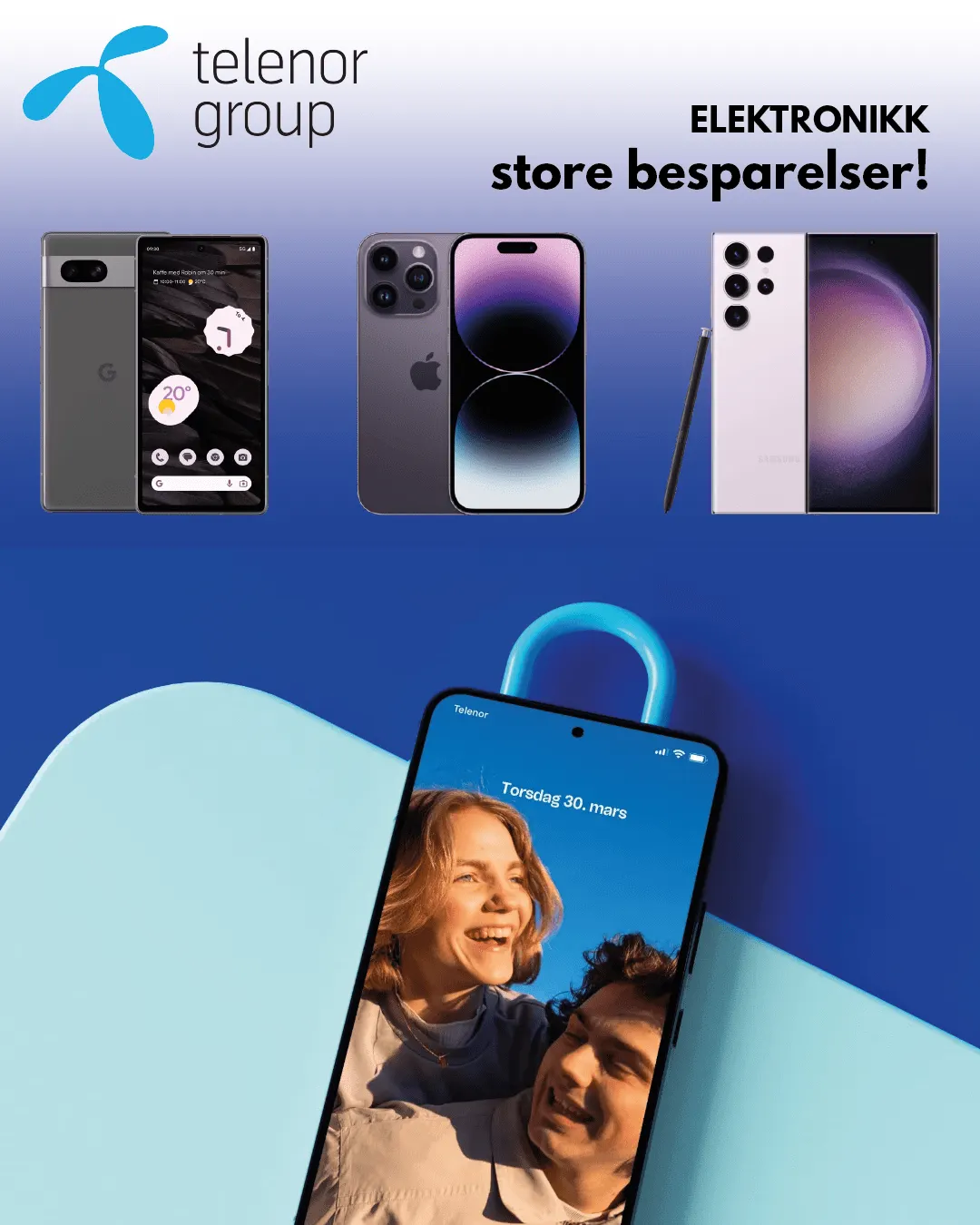 Telenor Tilbud: Telefoner & Tilbehør fra 4. desember til 19. desember 2025 - kundeavisside 