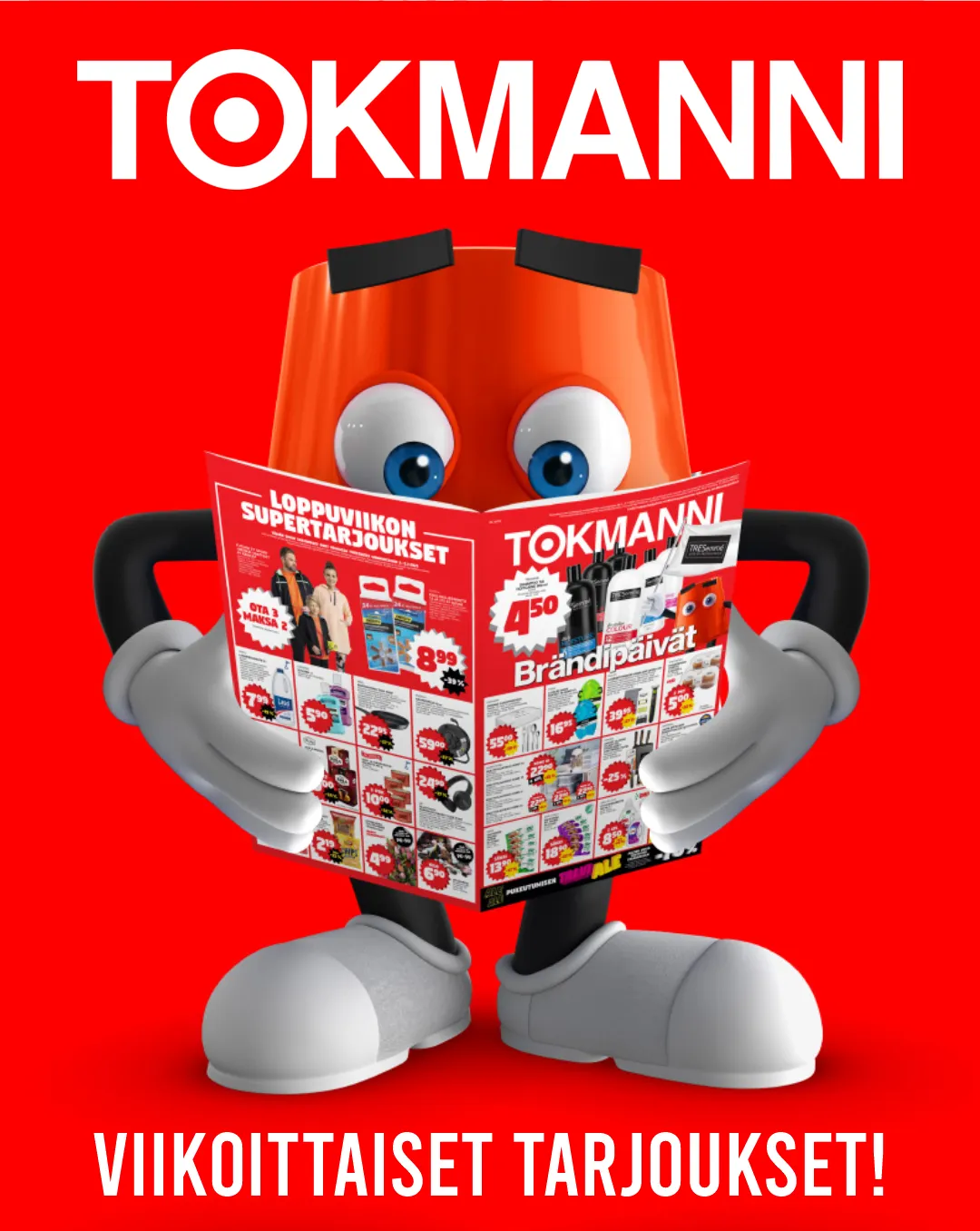 Tokmanni tarjoukset voimassa alkaen 14. maaliskuuta - 29. maaliskuuta 2025 - Tarjouslehti sivu 