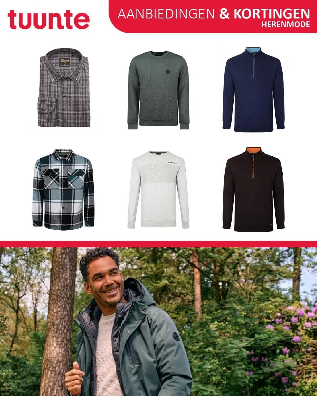 Tuunte Aanbiedingen: Herenkleding van 30 juni tot 5 juli 2024 - Folder pagina 