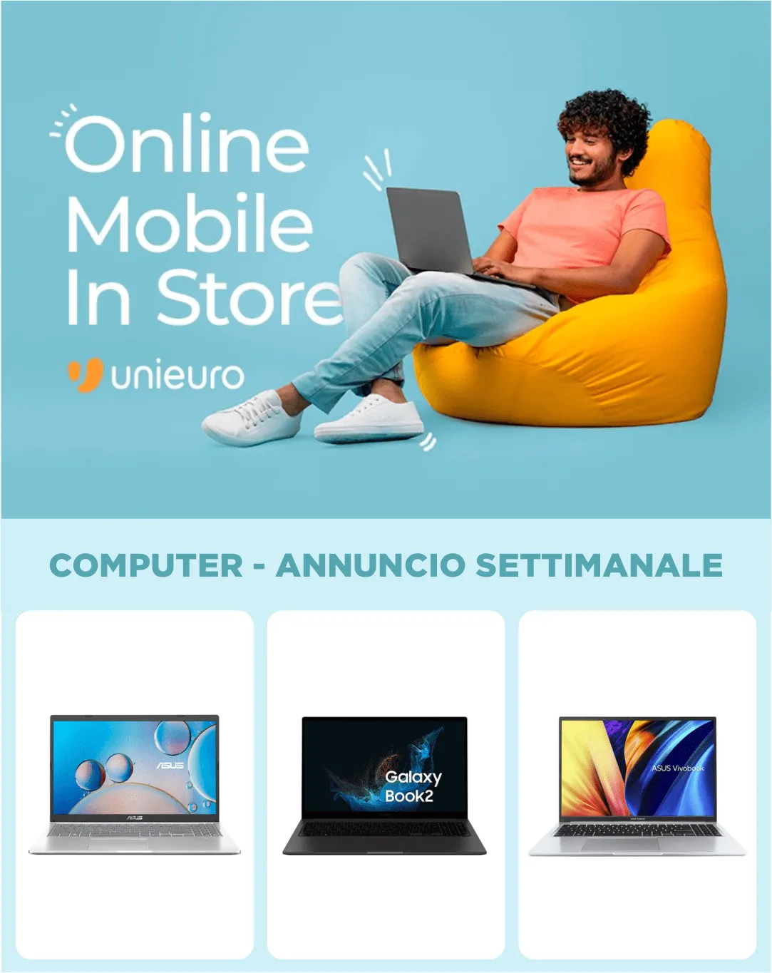 Unieuro Offerte Computer Tablet da 7 giugno a 22 giugno di 2025 - Pagina del volantino 