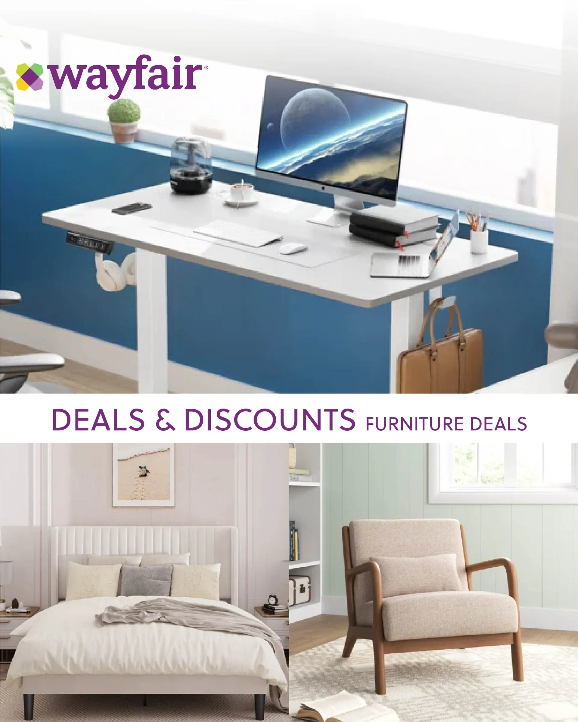 Weekly ad Wayfair Furniture Deals from July 21 to August 5 2025 - Page 1