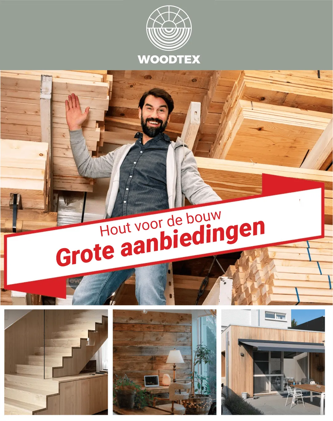 Woodtex promoties van 30 november tot 15 december 2025 - folder pagina 