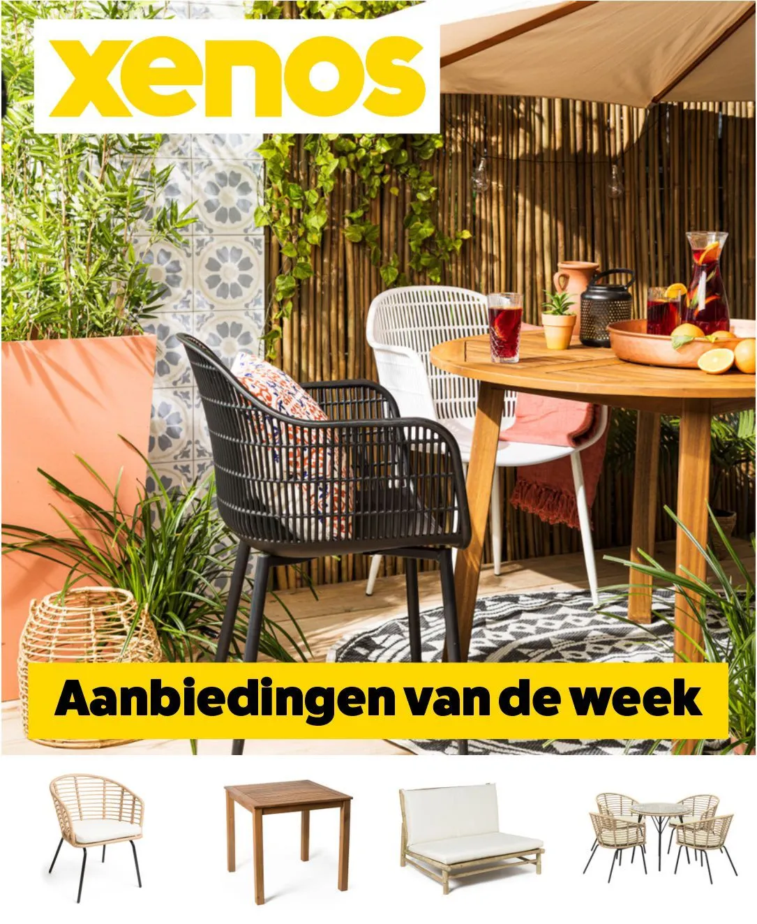 Aanbiedingen voor tuinmeubelen en accessoires van 27 juni tot 2 juli 2024 - folder pagina 