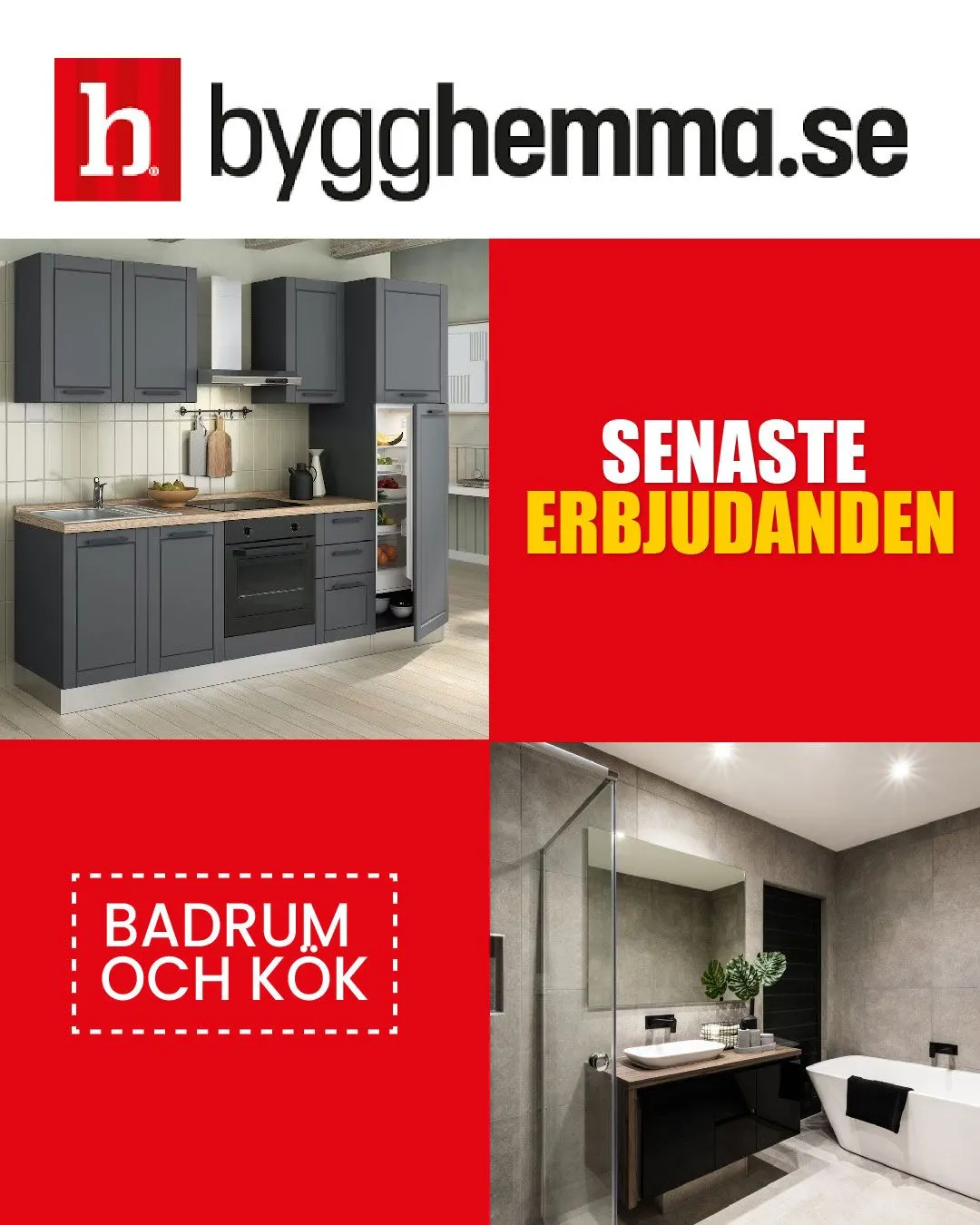 Bygghemma erbjudande från 16 juni till 21 juni 2024 - Reklamblad sidor 1