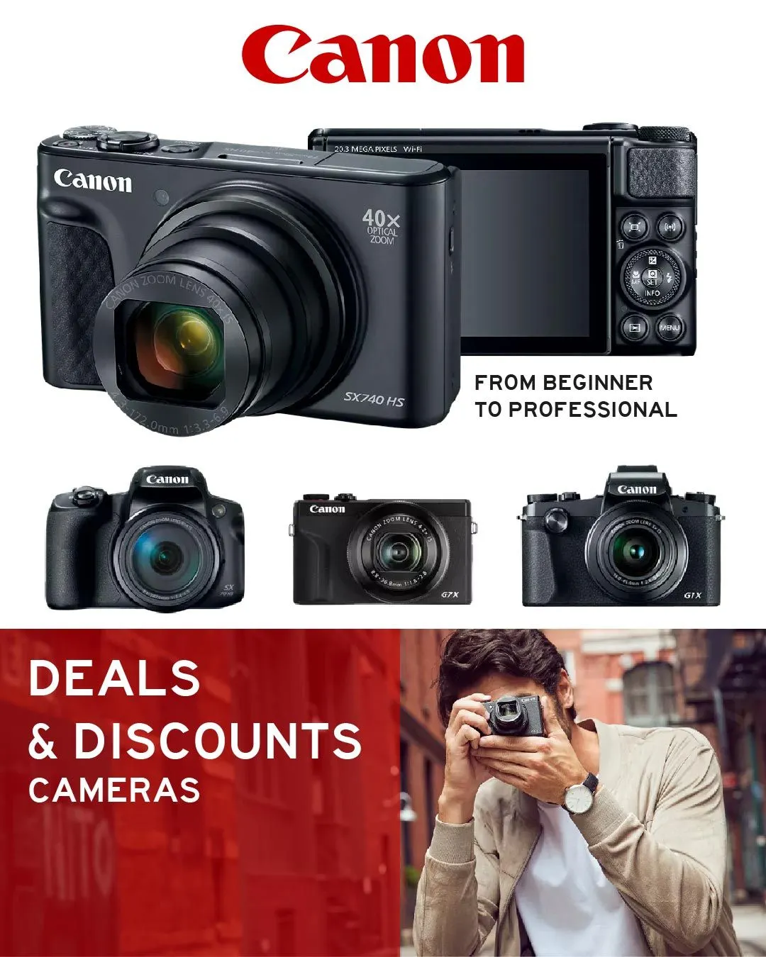 Weekly ad Canon - Cameras and lenses from June 27 to July 2 2024 - Page 1