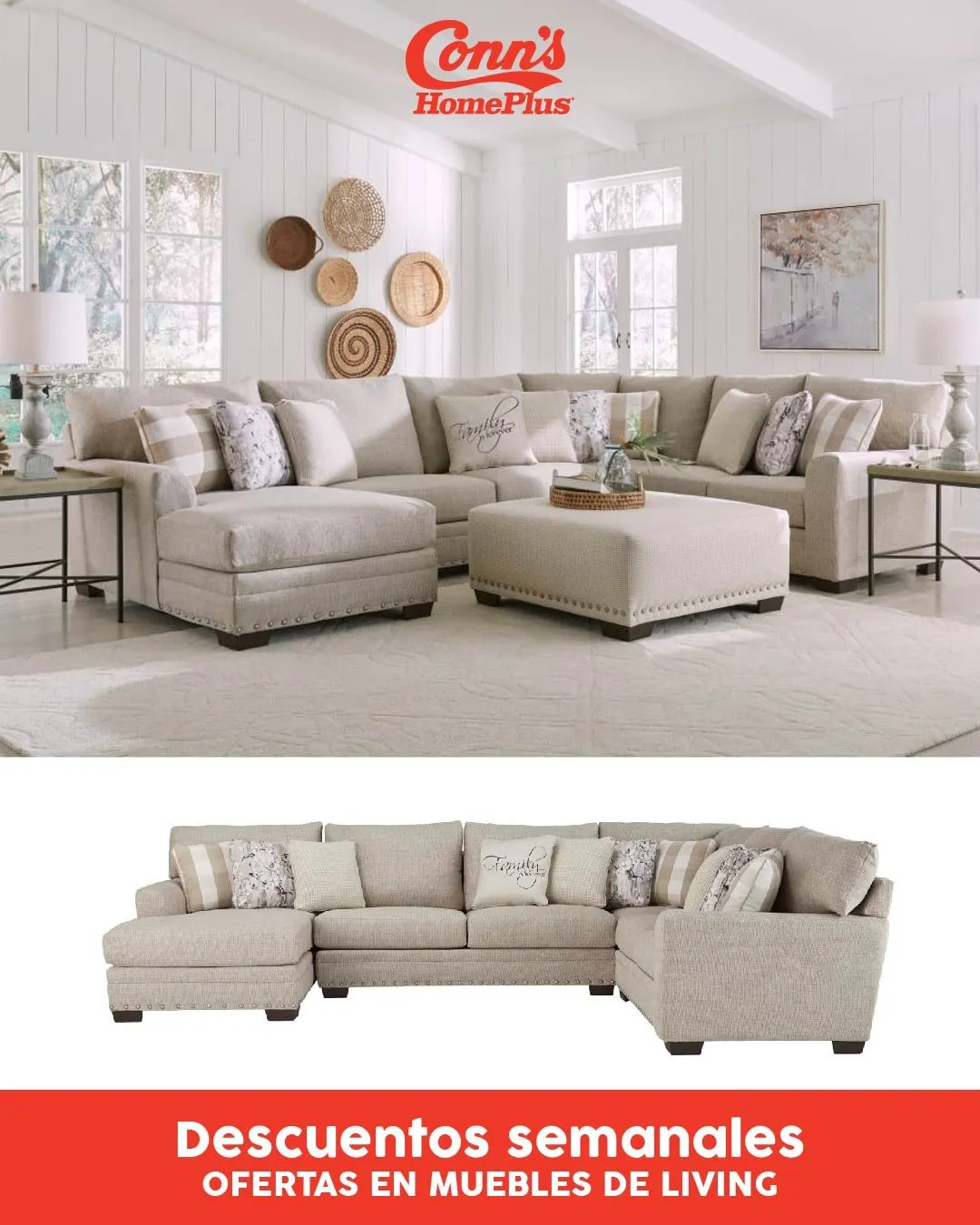 Catálogo de Ofertas en muebles de living 17 de abril al 22 de abril 2024 - Página