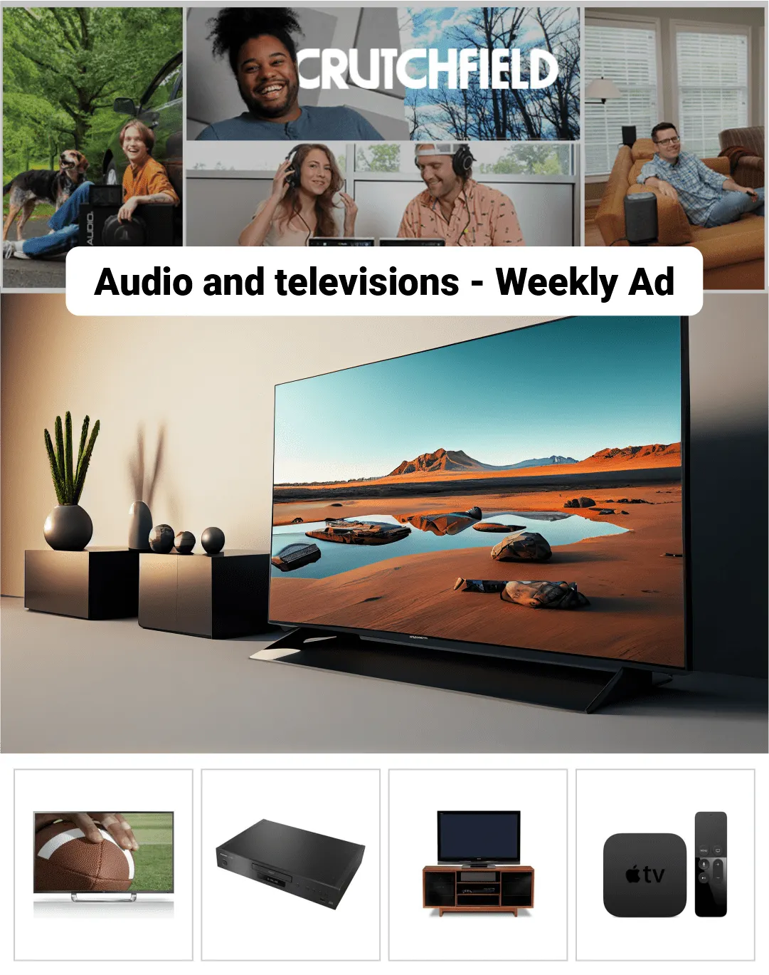 Weekly ad Crutchfield savings from July 1 to July 16 2025 - Page 1