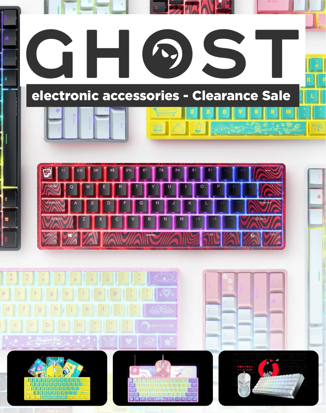 Weekly ad Ghost Keyboards Electronics Deals from June 9 to June 14 2024 - Page 