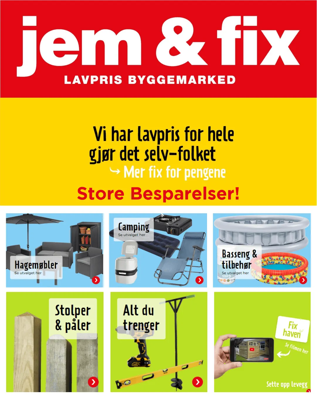 Tilbud på verktøy og hagearbeid fra 22. mai til 27. mai 2024 - kundeavisside 