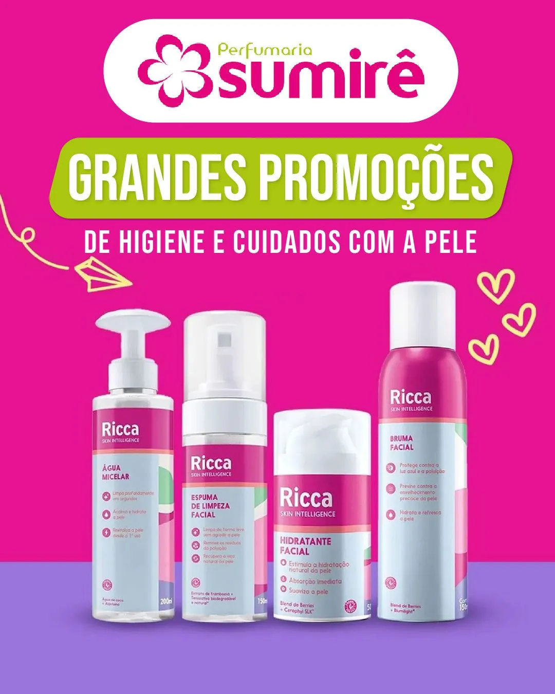 Encarte de Perfumaria Sumirê Ofertas Higiene e Pele 22 de junho até 7 de julho 2025 - Pagina 1