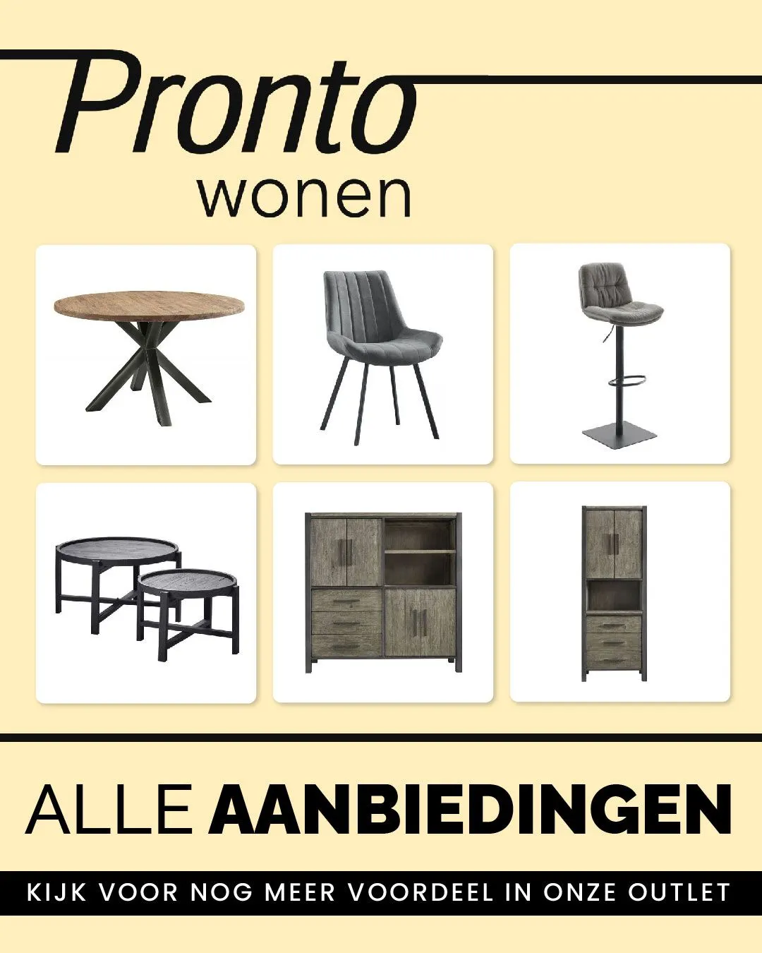 Pronto Wonen Aanbiedingen: Meubels van 8 september tot 23 september 2025 - Folder pagina 1