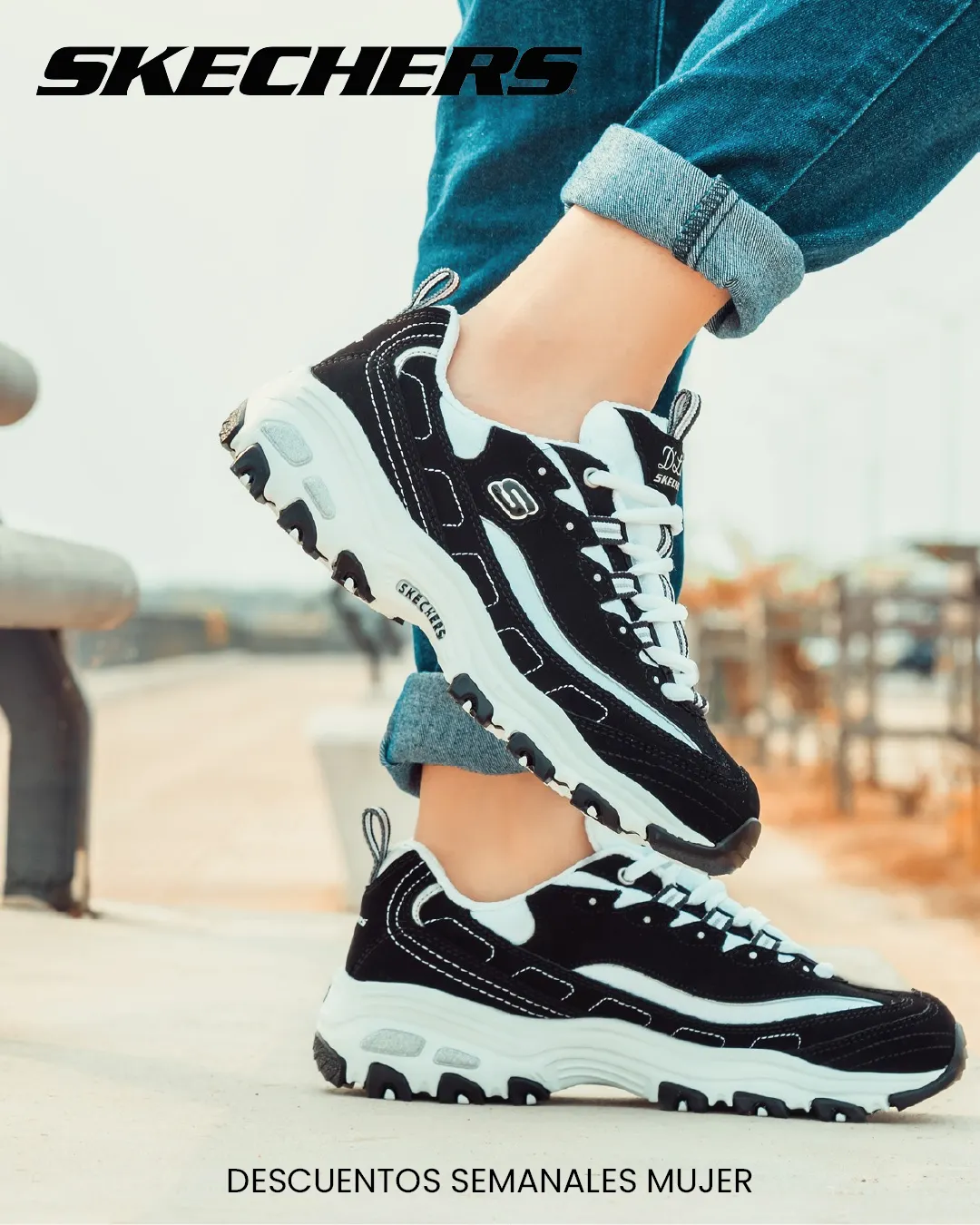 Skechers ofertas de la semana - mujer - 2 de agosto 7 de agosto 2024